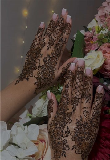 Stunning Sister of the Bride Henna Designs