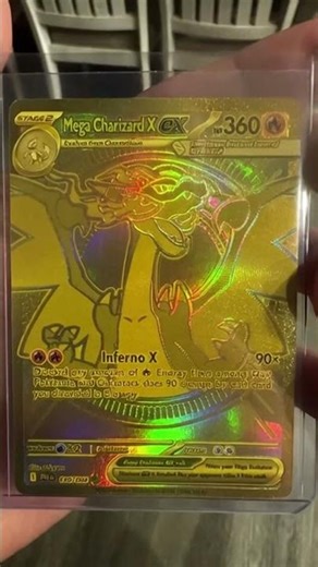 🔥 Mega Charizard X EX GOLD — One of the Craziest Pulls Ever! 🔥🐉