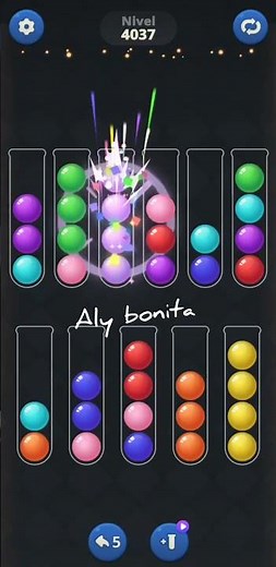 Ball sort puzzle level 4037 #puzzle #level #nivel #colors #gaming #gameplay #resolución