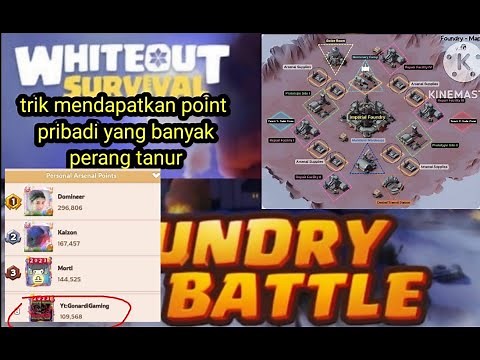 Whiteout survival foundry battle trick and tips