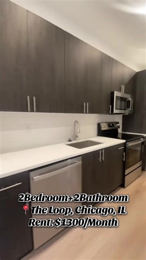 Spacious 2 Bedroom 2 Bath Apartment in Chicago's Loop