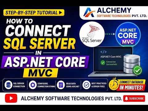How to Connect SQL Server Database in ASP.NET Core MVC | Visual Studio 2026 | Step-by-Step Tutorial