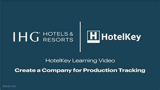 Companies: Create a Company for Production Tracking