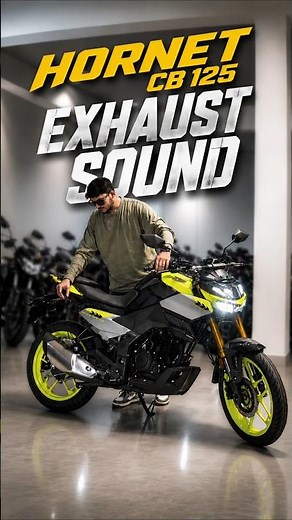 Honda Hornet CB 125 Exhaust Sound🔥 #hondahornet125 #cb125hornet #cb125 #honda #bestmileagebike