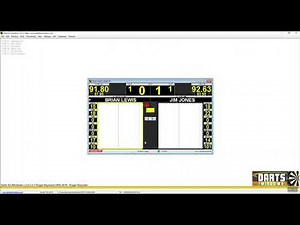 Darts for Windows - Testing Super League live scoring