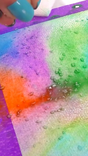 Watercolor Painting Techniques with Salt for Beginners