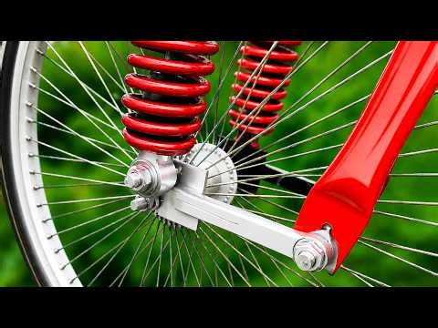 A Farmer Invented a Never-Seen-Before Bicycle Suspension System | Crazy Invention
