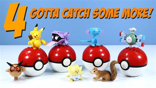 Mega Construx Pokemon Series 4 Magnemite Togepi Wooper And More Review