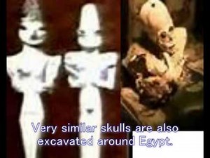 425J Reptilian Evil Alien (Strange Statues Remaining in Sumer and Horyuji Temple)