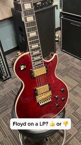 Yes or no for a Floyd Rose on a Les Paul? I love the color of this Epiphone too btw #epiphone #gibson #lespaul #guitartok #fyp #gold #red #floydrose | Buy Or Pass Guitars