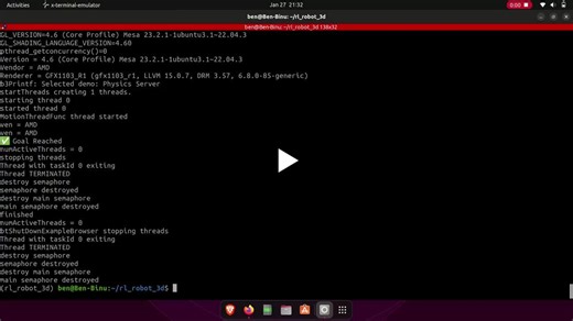 PyBullet Autonomous Robot Navigation in 3D Simulation | Ben Binu posted on the topic | LinkedIn