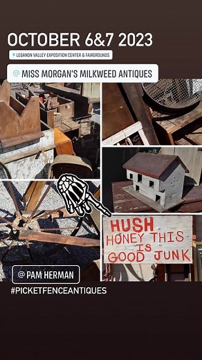 No matter if you attend our show for the Amazing Antique Dealers or for the Amazing Artisans, this show has everything and More! Miss Morgan’s Milkweed Antiques & Artisans 2-Day 16 Year Anniversary Show. Join us! www.MorgansMilkweedAntiques.com Purchase your tickets online and enter the show 1 hour early. #bringatruck #antiques #artisans #visitlebanonvalley #frequentflyer #supportlocal #supportsmallbussiness | Miss Morgan's Milkweed Antiques