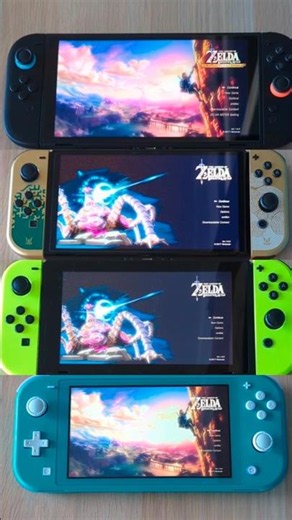 Zelda Breath Of The Wild- Nintendo Switch 2 vs Switch OLED vs Switch vs Lite Speed Comparison