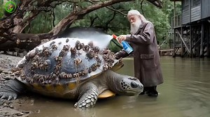The story of an old man and a golden turtle with millions of parasitic barnacles on its body #barnacles #wildlife #rescue #barnacles #sve #rescue #sealife #trending #viral #viralreels #virals #image #facts #knowledge | Improve Your Knoledge