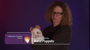 Folkmanis Mouse Hand Puppet, White