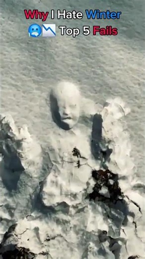 Why I Hate Winter 🥶📉 Top 5 Fails #winter #moments #christmas