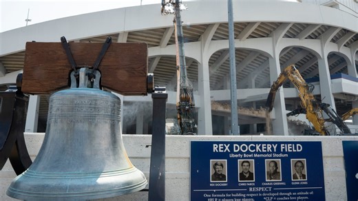 Simmons Bank Liberty Stadium demolition work begins