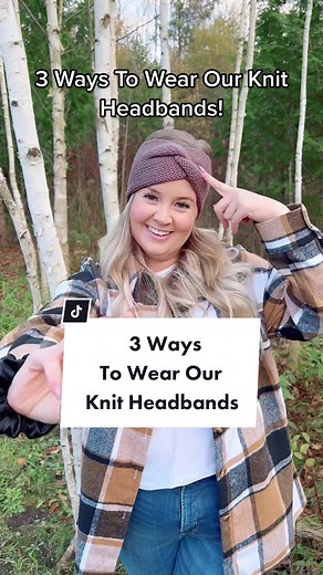 3 Ways To Style Our Knit Headbands | Easy Hair Accessories Tutorial