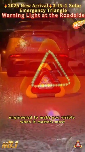🚀 Why It’s Your Best Roadside Guard: ✅ 68 Ultra-Bright LEDs & Multiple Modes: Unmatched visibility, day or night. ✅ Solar-Powered & Reliable: Charges in sun, ready for any emergency, rain or shine. ✅ One-Touch Burst Flash: For maximum attention in critical moments. ✅ Foldable, No-Assembly Design: Sets up in seconds when every second counts. ✅ Power Bank & Flashlight: Can charge your phone AND light up your workspace. Don't just warn—be IMPOSSIBLE to miss. 👇 Click "Shop Now" to upgrade your saf