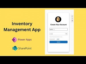 Inventory Management App Using Microsoft Power Apps Demo
