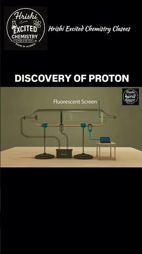 How Proton Discovered? Goldstein Experiment #shorts #goldstein #discoveryofproton #chemistry #expe