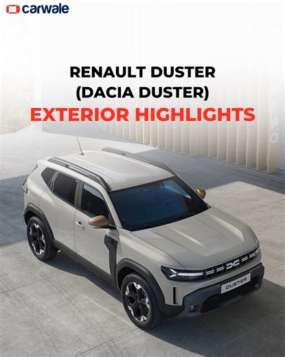 17K views · 109 reactions | Dacia has pulled the covers off the third-generation Duster in Portugal. The model, based on the brand’s CMF-B platform, is expected to make its way to Indian shores in late 2024. Check out the video to know its exterior highlights. To know more download the CarWale App now: bit.ly/3NRVDED #Renault #RenaultDuster #Duster #DaciaDuster #Dacia #CWSnippet #Cars #Carlife #automotive | CarWale | Facebook