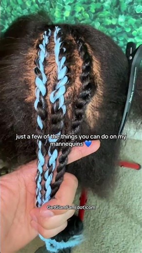 Click “like” if you think natural hair should be taught in cosmetology school 💙