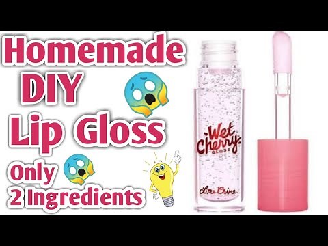How to make a Lip Gloss / Homemade Lip gloss / 2 ingredients lip gloss 💕