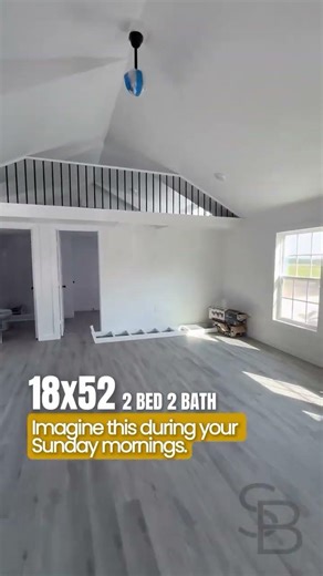 Beautiful White Interior With Loft!