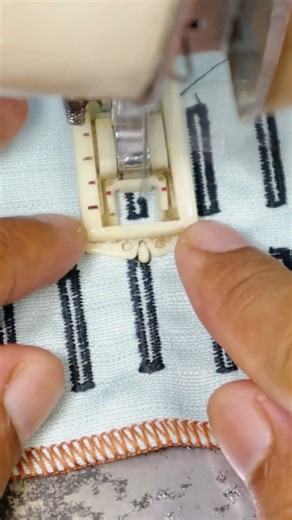 buttonhole sewing process using special machine #sewing #sewingtechnique #123