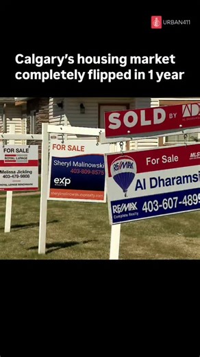 Calgary sales drop 13%, supply soars, and buyers finally get to shop around. #urban411 #realestate #torontohomes #realestateinvesting #torontorealtors | Urban411