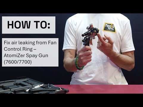 How to Fix a Leaking Fan Control Ring on Apollo AtomiZer Spray Guns