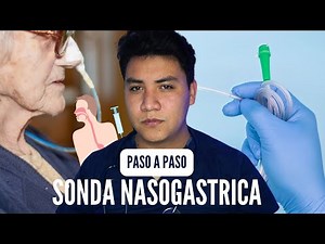 10 PASOS para COLOCAR una SONDA NASOGASTRICA | Paso a Paso | Enfermeria