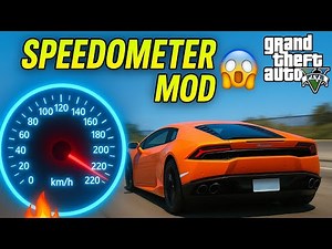 How to add speedometer in gta5