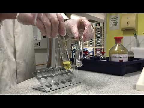 How to identify alkanes and alkenes