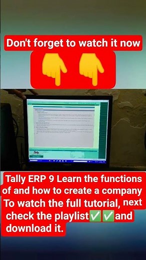 The complete tutorial | Tally ERP 9 has come, How to create a company, full Tutorial | Tally ERP 9