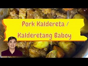 Simple and Easy Way to Cook Kalderetang Baboy / Pork Kaldereta