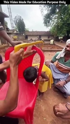 Kind Men Rescue Girl From Chair 🪑😲