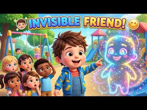 My Invisible Friend Story 👦✨ | Magical Kids Cartoon #kidsmagic #invisible