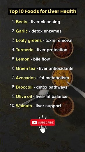 Top 10 Foods for Liver Health