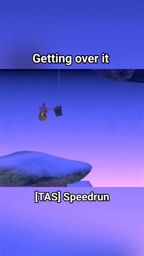Bro got over it a little too fast #speedrun #gettingoverit #speedrunning