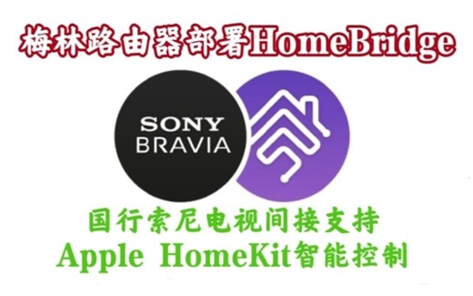 【梅林路由器玩机篇】部署HomeBridge使国行索尼电视间接支持Apple的HomeKit服务