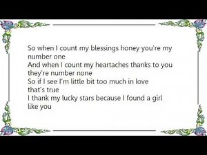 Webb Pierce - I Thank My Lucky Stars Lyrics