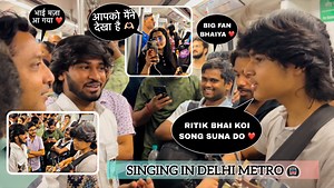 1.1K views · 58 reactions | Bollywood Masup ❤️ #viralfb #trendingfb #ritiksinger_07 #delhimetro #metrosinging | Ritik Singer | Facebook