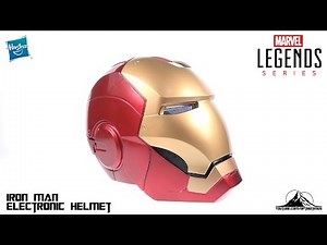 Marvel Legends Iron Man Electronic Prop Helmet Video Review