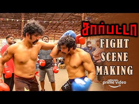 🔴EXCLUSIVE: Sarpatta Parambarai Fight Scene Making Video! | Arya | Pa.Ranjith | Pasupathi