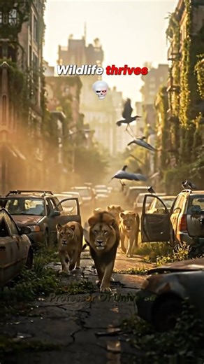 Earth without Humans ☠️#space #universe | Professor Of Universe