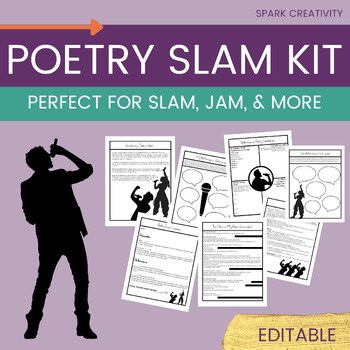 Poetry Slam: Slam Poetry Unit Activities, Elements of Poetry, Poetry Analysis