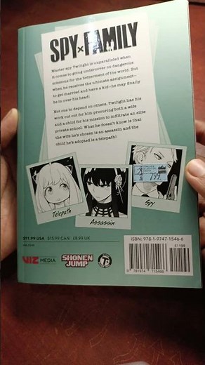 spy x family Manga vol 1#manga