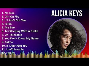 Alicia Keys 2024 MIX Best Songs - No One, Girl On Fire, If I Ain't Got You, Fallin'